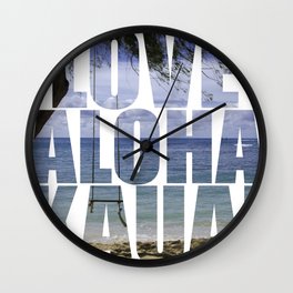 Love Aloha Kauai Wall Clock | Love, Photo, Landscape 