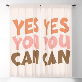 Yes You Can Quote Blackout Curtain