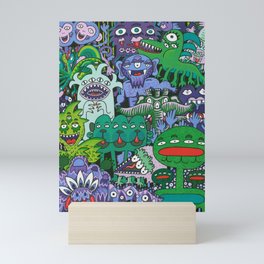 Monster Friends Mini Art Print