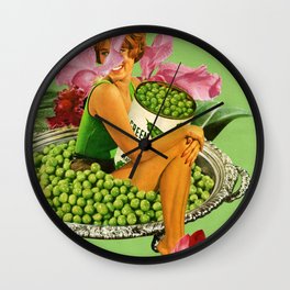 You Want a Peas of Me? Wall Clock