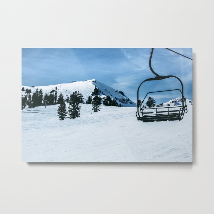 The Slopes Metal Print