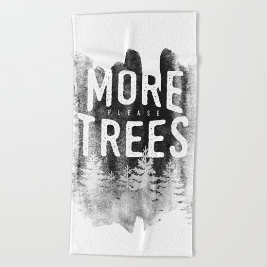 More trees Beach Towel