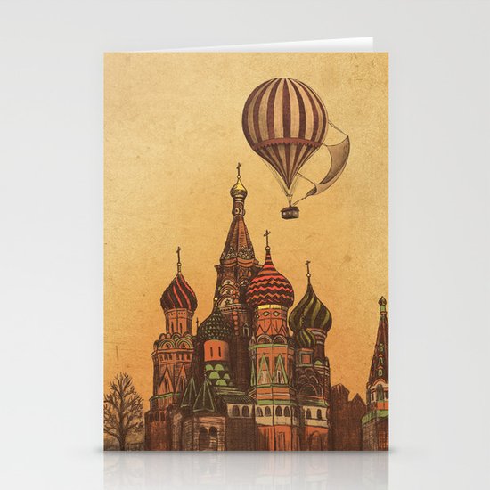 Moving to Moscow Stationery Cards