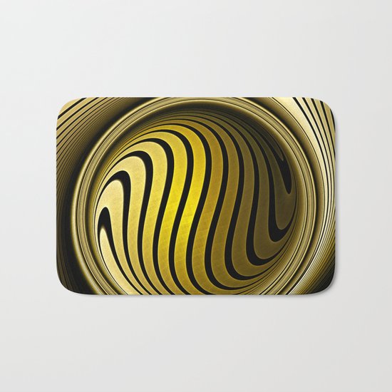 Turning into gold Bath Mat