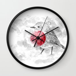 Robin Bird Wall Clock