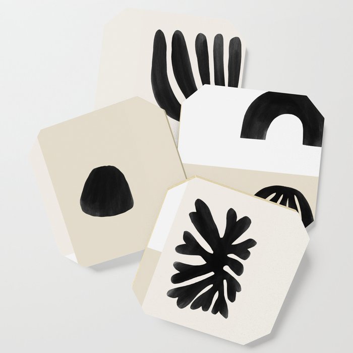 Matisse Botanical Elements | Black Coaster
