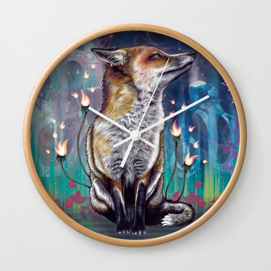 There is a Light Wall Clock