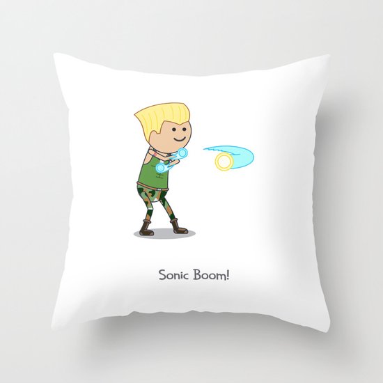 Sonic Boom! Throw Pillow