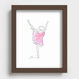 Moment Of Poise Recessed Framed Print