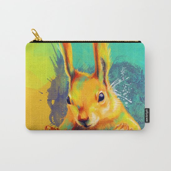 Tassel-eared Squirrel Carry-All Pouch
