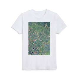 Gustav Klimt - Italian Garden Landscape Kids T Shirt