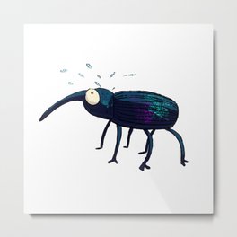 Distraught Beetle 1 Metal Print