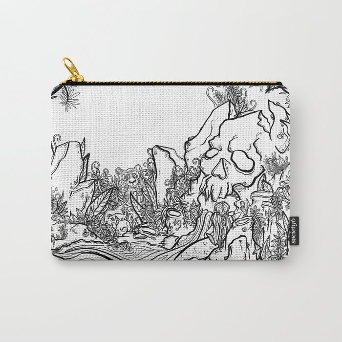 Skull Lagoon Carry-All Pouch