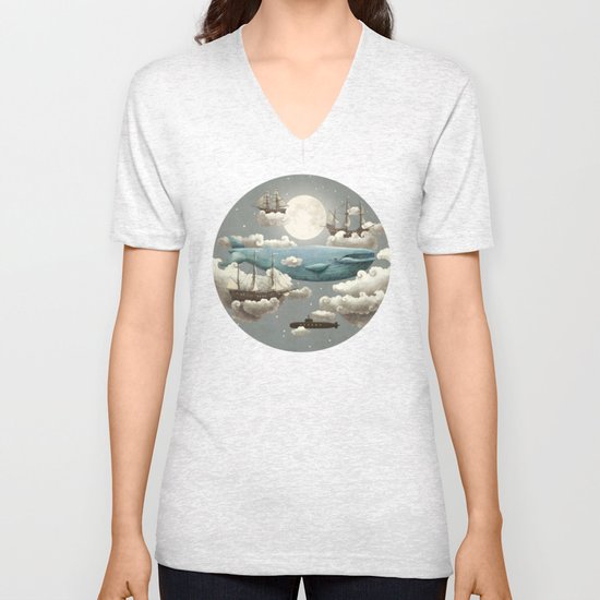 Ocean Meets Sky Unisex V-Neck