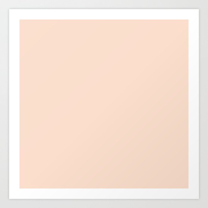 Pink Champagne Classic Solid Color Art Print