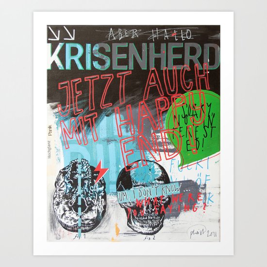 Krisenherd Art Print