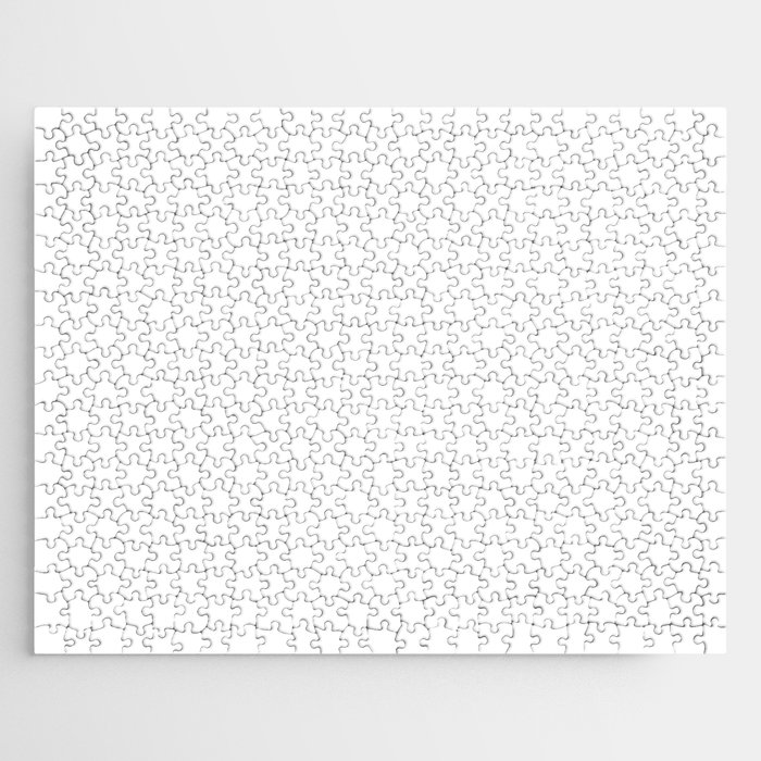 Solid White Jigsaw Puzzle