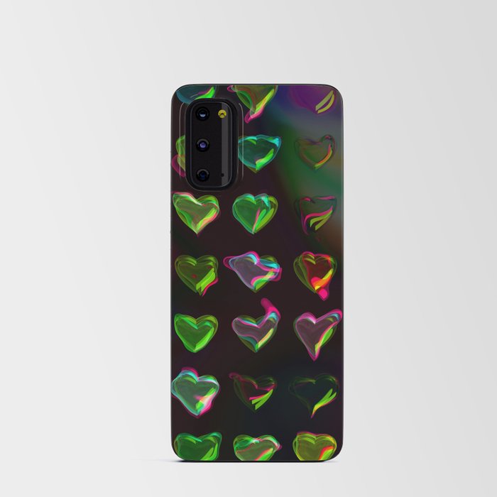 Distorted hearts Android Card Case