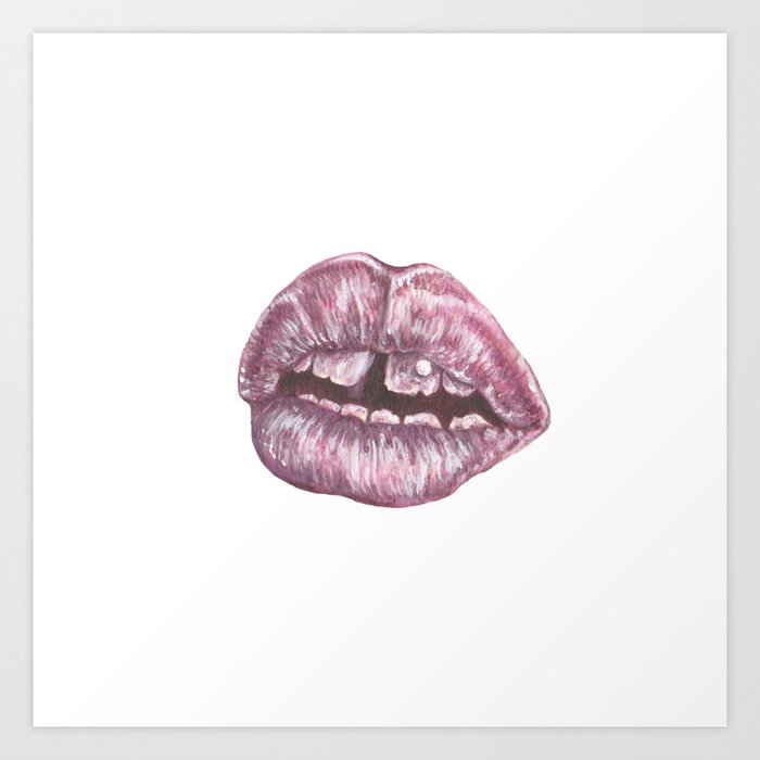 Lips.1 Art Print