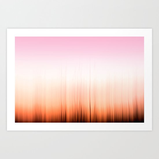 Poetic Sunset Art Print