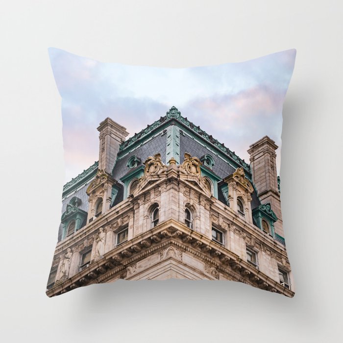 Beautiful Architecture of New York City | Travel Photography in NYC Throw Pillow