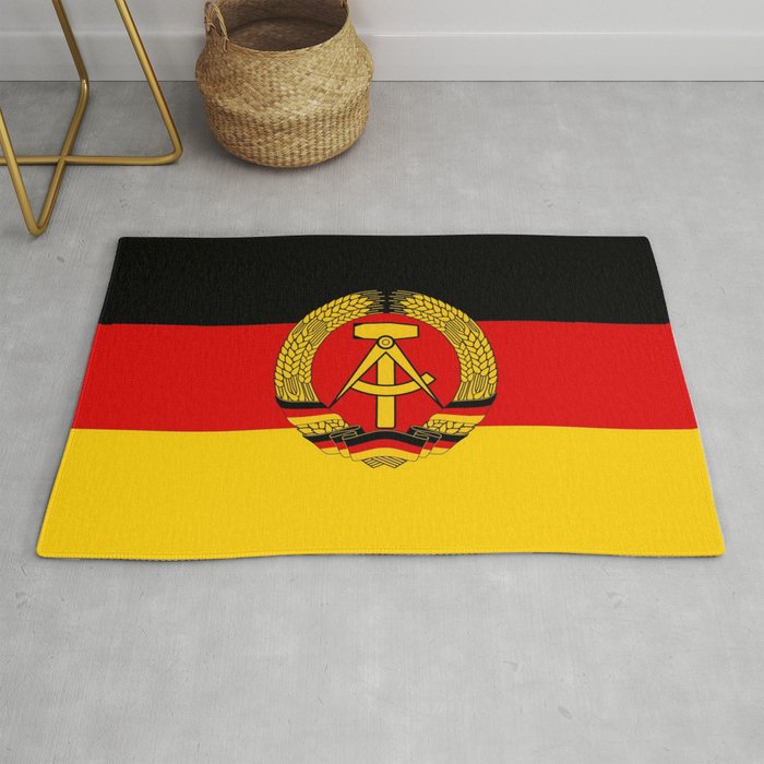 flag of RDA Or east Germany Rug