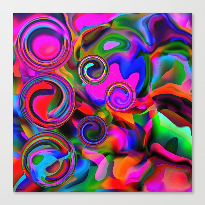 Hot Pink Theme Canvas Print