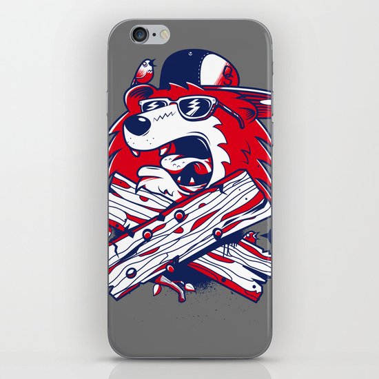Old School Bear iPhone & iPod Skin