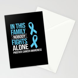 Prostate Cancer Blue Ribbon Survivor Awareness Stationery Card
