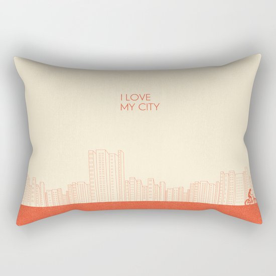 I love my City Rectangular Pillow
