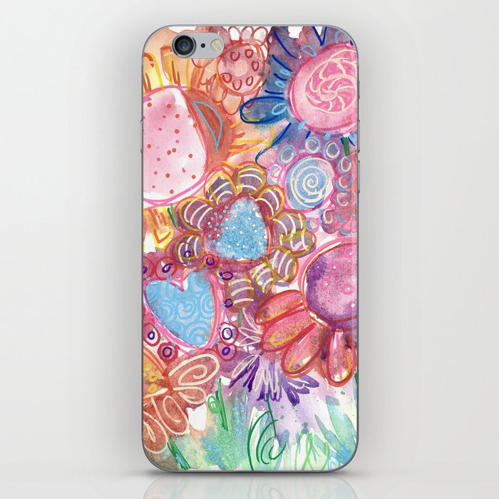 Flower Party iPhone Skin