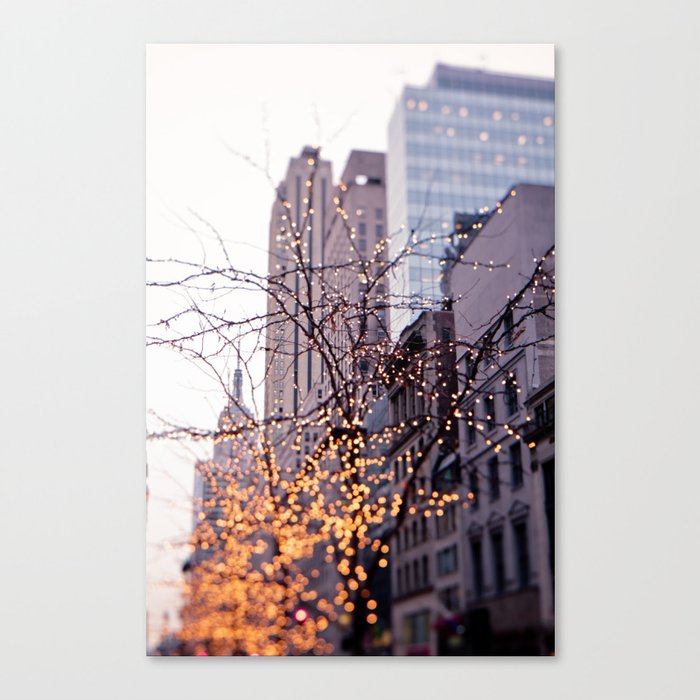 Christmas in New York Canvas Print