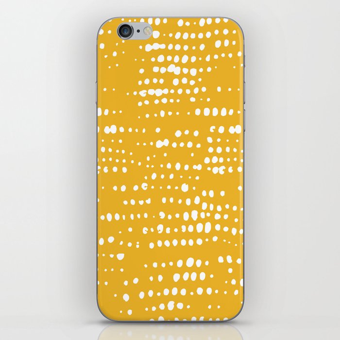 Abstract Spotted Pattern in Yellow iPhone Skin