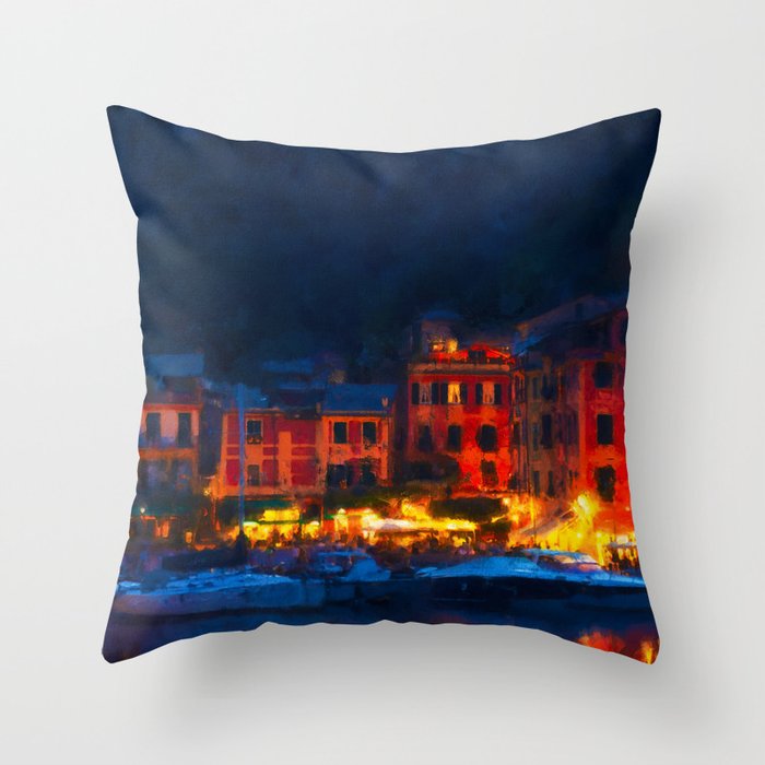 Portofino, Italy Throw Pillow