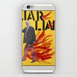 pants on fire  iPhone Skin