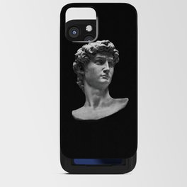 Michelangelo's David Portrait iPhone Card Case