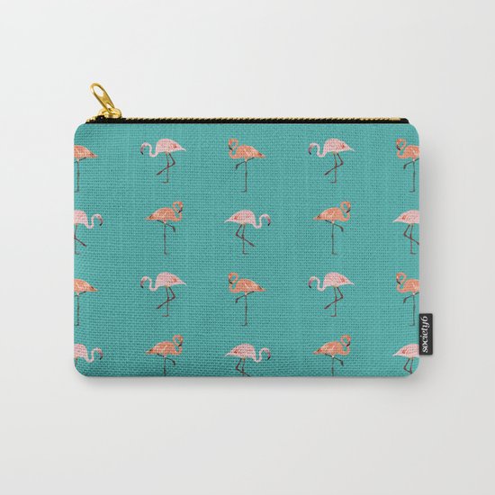 Flamingo Party Carry-All Pouch