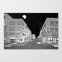 Night Walk Canvas Print