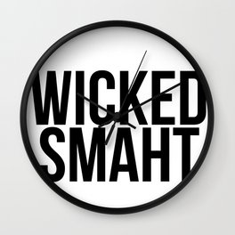 Smart Wicked Smaht Wall Clock