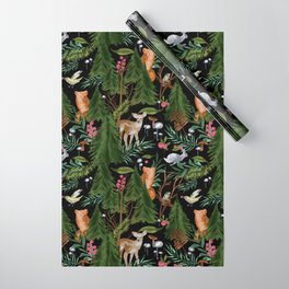 Winter Forest Animals Wrapping Paper