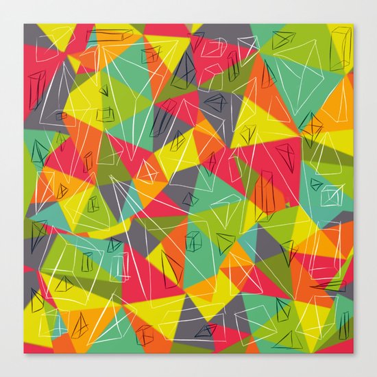 geo frame Canvas Print