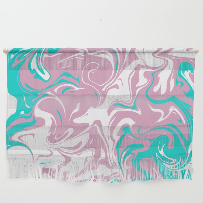 Trans Pride Marbled Wall Hanging