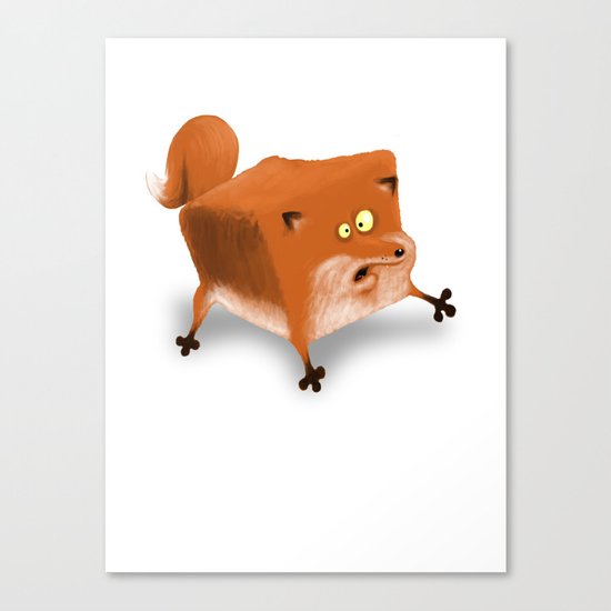 Box in a Fox Canvas Print