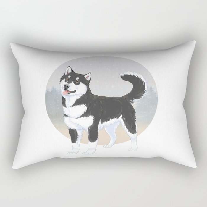Husky // Malamute Rectangular Pillow