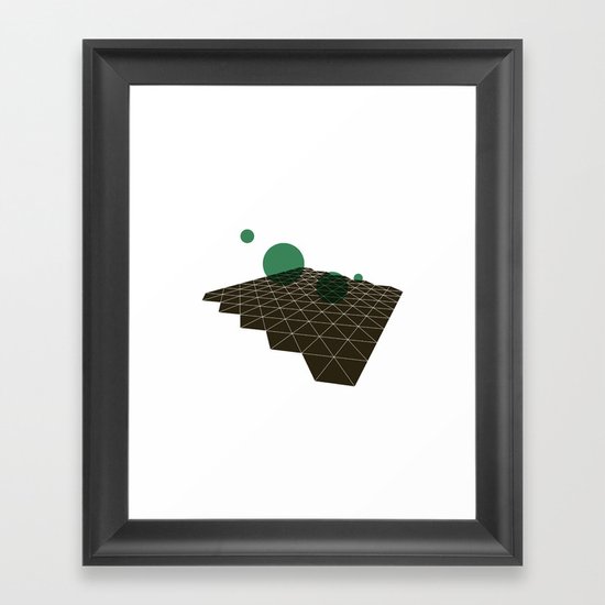 #333 Deep space cartography part II – Geometry Daily Framed Art Print