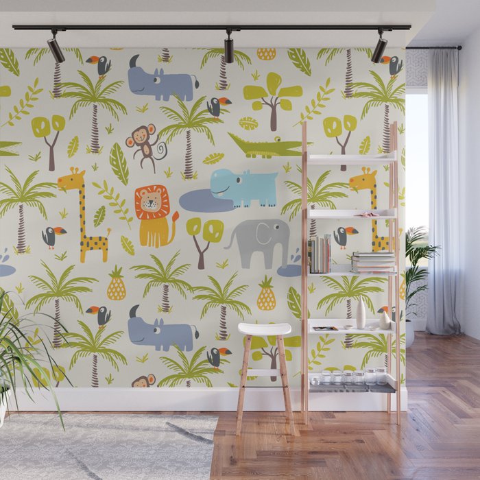 It's A Jungle Out There Wall Mural