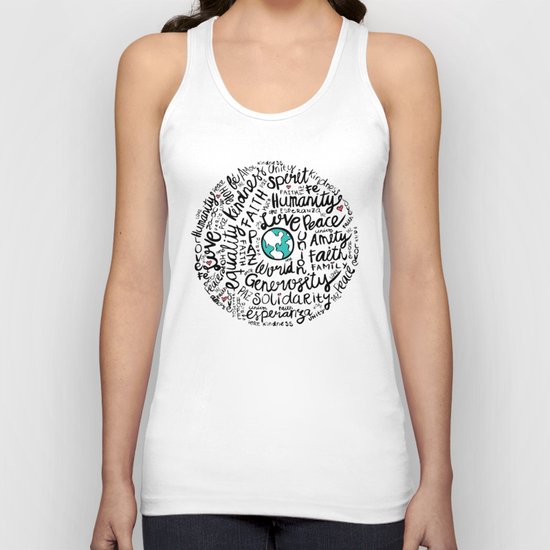 Positive Messages Unisex Tank Top