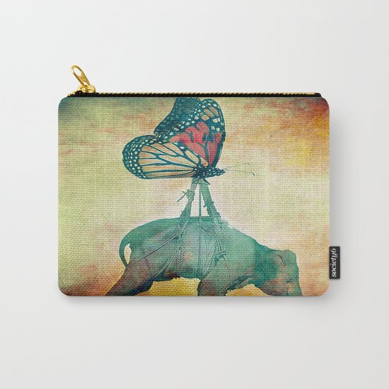 The elephant and the butterfly Carry-All Pouch