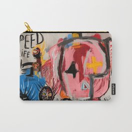"The speed of life" Street art graffiti and art brut Carry-All Pouch