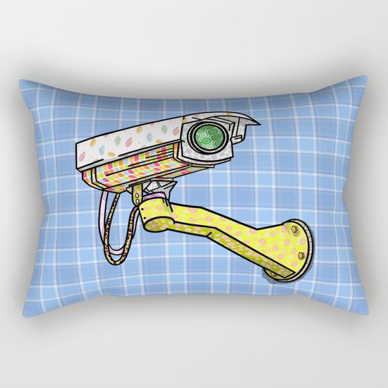 Security Camera Rectangular Pillow